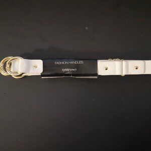 NWT Miche White Croc Fashion Handles 22" Length x 1" Width Faux Leather